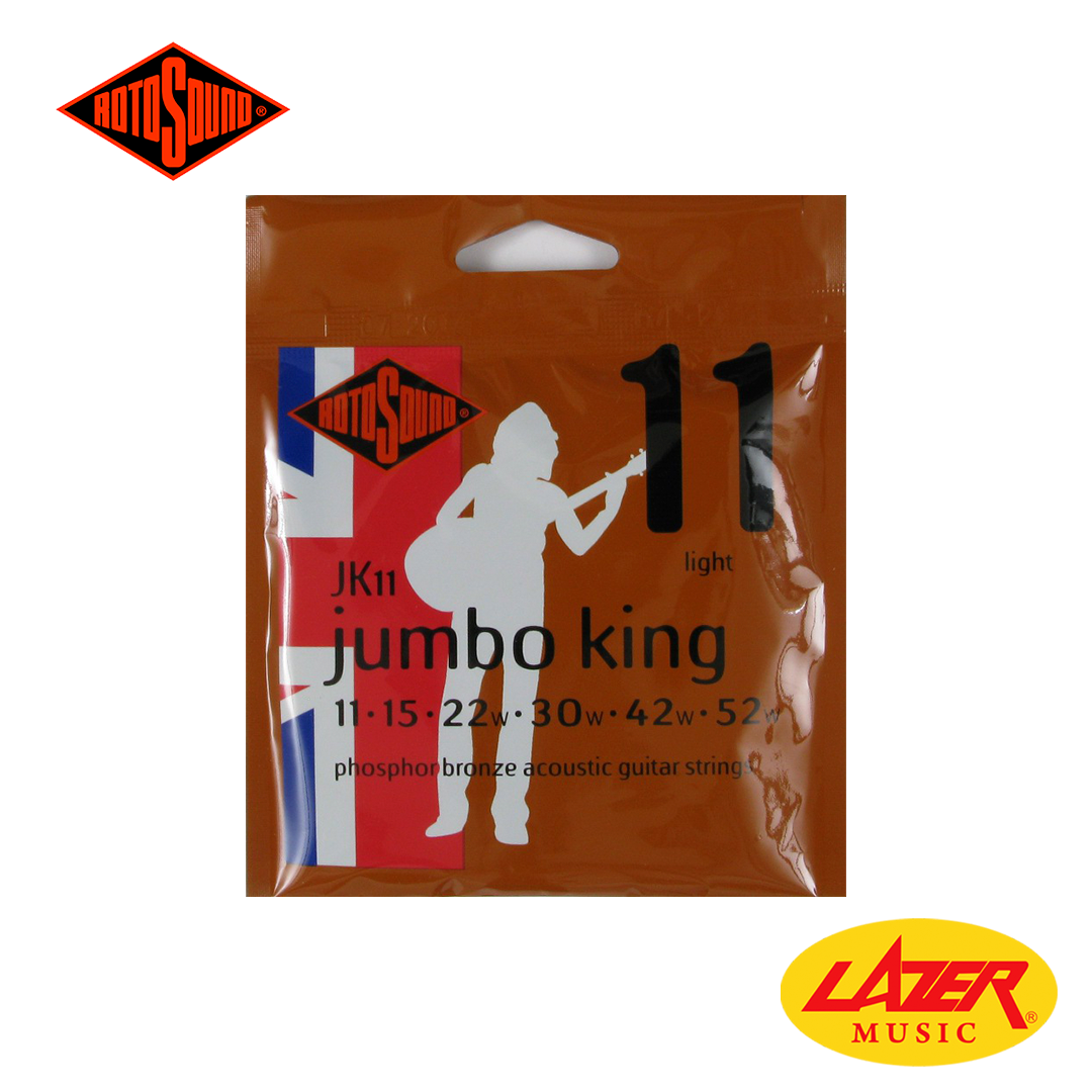 Rotosound Jumbo King Acoustic Light Guitar Strings